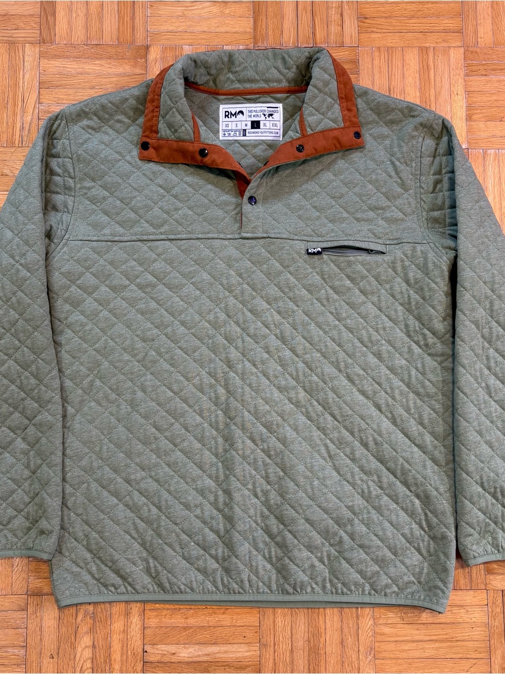 Rock Monkey Quilted Pullover Jacket